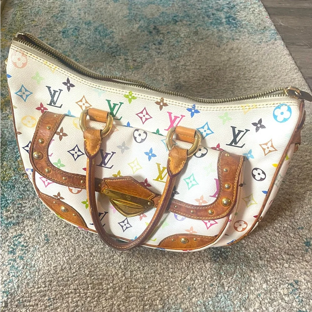 Louis Vuitton Rita Murakami 🌈 Multicolor Vintage Handbag - Picture 1 of 12